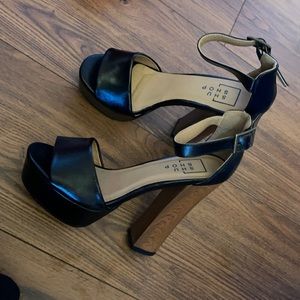 Platform Open Toed Heels